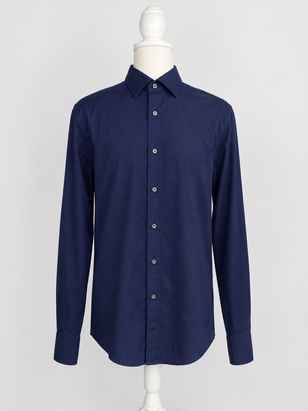 Calvin Klein Men's Navy Button-Down Dress Shirt